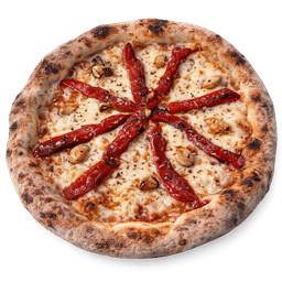 Pizza de Morrón y Ajo Asado