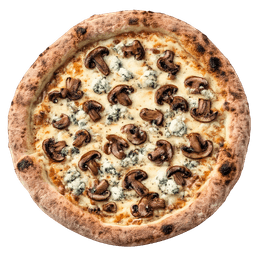 Pizza de Champignones y Roquefort